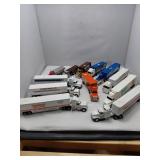 12 Winross Die-Cast Tractor Trailers