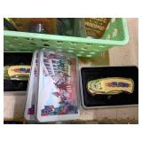 Confederate Flag Folding Pocket Knife in Tin