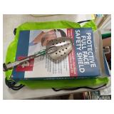 Face Shields, Metal Tongs & Tote