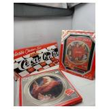 Coca-Cola Collectibles Lot: Checkers, Platter