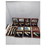 Collector Series Folding Knives in Display