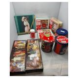 Coca-Cola Jigsaw Puzzle and Tin Lot
