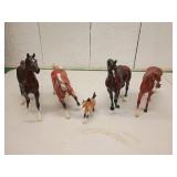 Breyer Horses Mixed Lot of Five Models