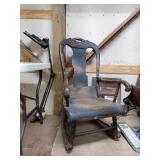 Antique Wooden Rocking Chair