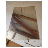 Rectangular Frameless Glass Mirror
