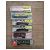 6 Model Train Freight Cars N Scale