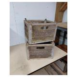 Jamestown NY Wooden Milk Crates
