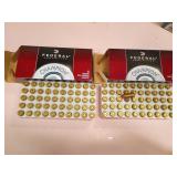Two boxes federal 380 auto