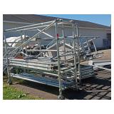 Werner and Ganzer Aluminum Scaffolding Lot