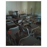 Ten Student Classroom Desks