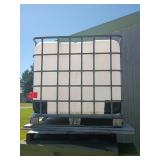 Plastic IBC Tote Tank with Metal Cage
