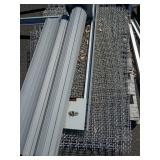 Metal Mesh and Aluminum Frame Sections