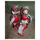 5 Fire Extinguishers, Inspection Due