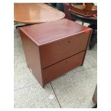 Two-Drawer Wood Lateral File Cabinet, 35"