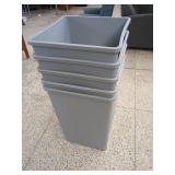 Stack of Garbage Cans, 18x18x30 Inches