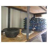 Industrial Shelf Contents Including Pipe Fittings