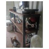 Metal Shelf Unit, Approx. 8x3x4 Ft