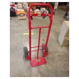 Red Steel Convertible Hand Truck Dolly