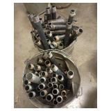 Black Steel Pipe Sections With Threads