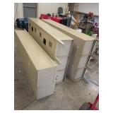 Tan Metal Lockers with Ventilated Doors