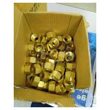 Brass Plated Hex Nuts