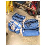 4 Lenox Blue and White Tool Bags