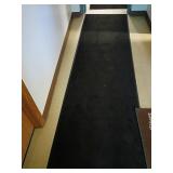 2 Black Hallway Runners