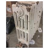 Cast Iron Steam Radiator with White Finish