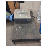 3M Overhead Projector and Wood Flat Dolly