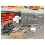 Craftsman Metal Toolbox With Hand Tools