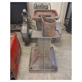 Baldor 3HP Industrial Grinder Buffer on Stand