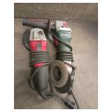 Metabo and Milwaukee Angle Grinders Lot