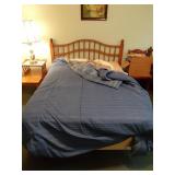 ChiroPedic Full Size Bed with Wood Headboard