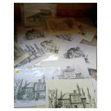 Original and Print House Drawings