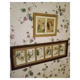 Framed Victorian Love-Themed Prints Set