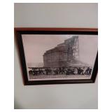 Framed Vintage Football Team Photo Print