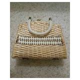 Wicker Handbag with Beaded Detail, Hong Kong