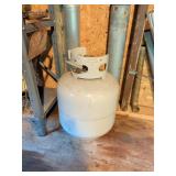 20 lb White Steel Propane Cylinder
