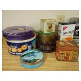 Decorative Storage Tins Assortment
