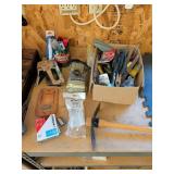 Hand Tools Lot with Miscellaneous Items