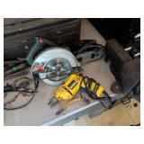 Power Tools: SKILSAW, DeWalt, Craftsman
