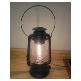 Black Electric Lantern Table Lamp