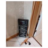Decorative Plaque With Sentiment and Wooden Duck