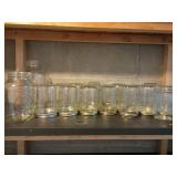 Glass Canning Jars, Approx. 55 Total
