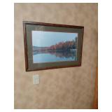 30x21in Framed Signed Landscape Photograph