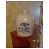 L.S. & S. M. New Brighton PA Stoneware Jug