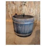 Antique Wooden Bucket with Iron Bands