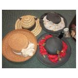 Hat Box with Four Women