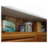 Decorative Tin Container Lot