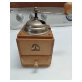 Armin Trosser Wood and Metal Coffee Grinder